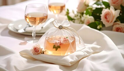 Translucent Jelly Desserts in Clear Pillow Pouches

