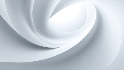 Fototapeta premium Abstract, swirling, white forms