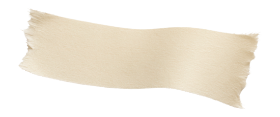 A smooth, light beige brushstroke on a white background, showcasing texture and natural brushstroke edges suitable for art and design concepts.