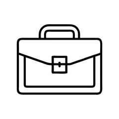 Briefcase outline icon in minimalist style representing governance  