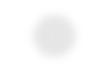 White soft glow radial circle for abstract background or lighting effect overlays
