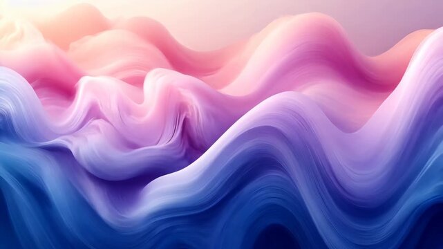 Vibrant pastel-colored abstract cloudscape with flowing textures and dreamy hues