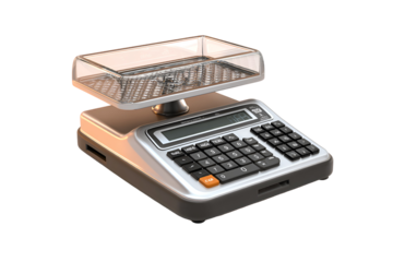 Digital Kitchen Scale with Calculator Modern Weighing Device