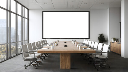 Conference Room Screen Mockup