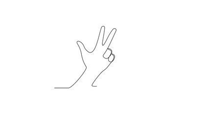 One continuous line drawing of Left-Handers Day vector illustration. Left-Handers Day themes design concept in simple linear continuous line. Suitable design for your campaign and design asset
