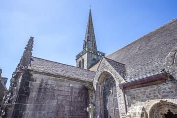 Parish close church of La Martyre, finistere, brittany, france