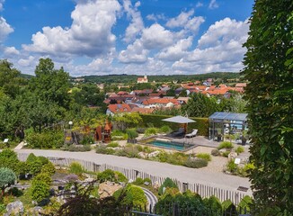 Obraz premium Lower Austrian landscape with a small town