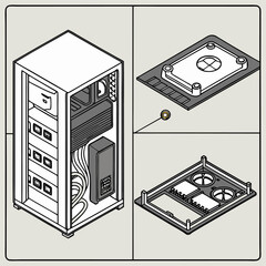 hand drawn vector illustration of an open book