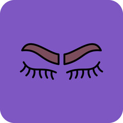Obraz premium Eyelashes Icon