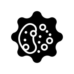 Virus cell icon