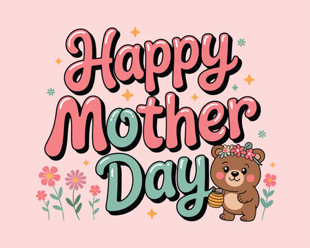 2d vector illustration for mother day with child and family love
- Powered by Adobe