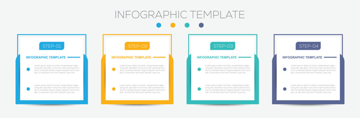 Set of infographic people elements for business. Vector illustration. Steps business data visualization timeline process infographic template design with icons.