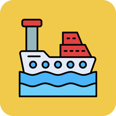 Obraz premium Ship Icon