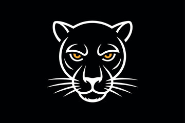 Leopard head logo symbol vector Art, Icons, and Graphics for Designers