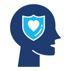 Regulation Icon In Blue Monochrome Flat Design, Vector Illustration