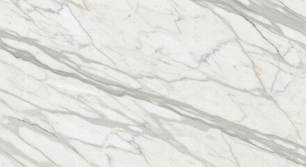 Obraz premium Seamless Calacatta White Marble Texture – High-Resolution Polished Stone Surface.
