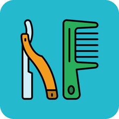Hair cutting Icon