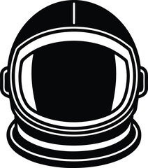 Fototapeta premium astronaut s helmet visor on white background.eps
