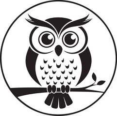 Owl logo symbol vector Art, Icons, and Graphics for Designers