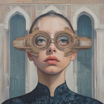 symmetrical modern art