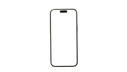 Smart phone mockup set blank isolated Transparent screen , PNG High quality Image device front view...