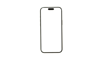 Smart phone mockup set blank isolated Transparent screen , PNG High quality Image device front view shadow Mobile phone app user experience UX or app UX	