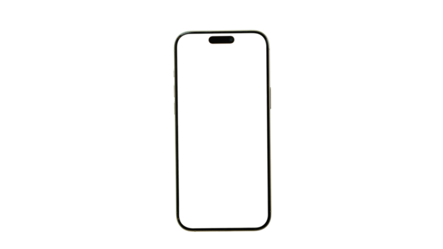 Smart phone mockup set blank isolated Transparent screen , PNG High quality Image device front view shadow Mobile phone app user experience UX or app UX	