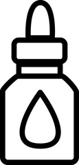 a serum bottle icon vector illustration