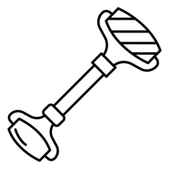 Vector Icon of Facial Roller for Beauty