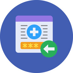 Obraz premium Log in Icon