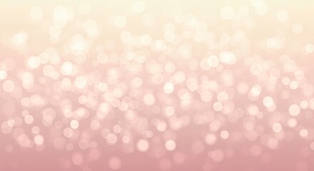 Warm blush bokeh abstract bubble soft pink cream background