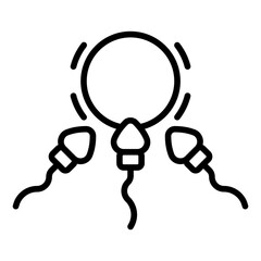 Sperm and egg icon