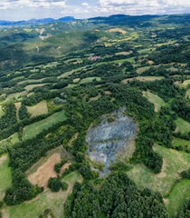 Obraz premium Sabbionara di Nigone cava di Sabbia