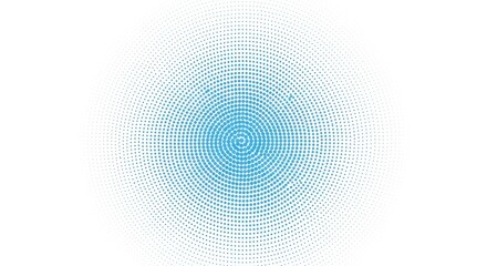 Mesmerizing Spiral: A hypnotic display of concentric, azure rings radiates from a central point, inviting viewers to get lost in its visual elegance.