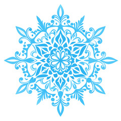 vector illustration of a snowflake