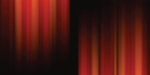 Abstract red light trails in the dark background. vector ilustration.
