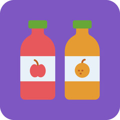 Juice bottles Icon