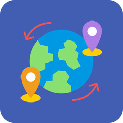 Worldwide travel Icon