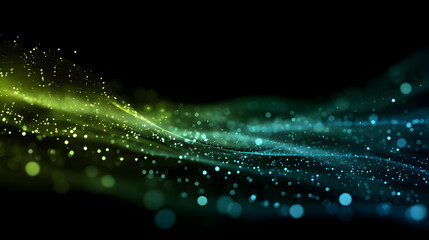 Technology Particle Abstract Background