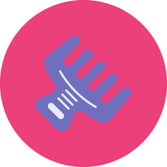 Fototapeta premium Hair clip Icon