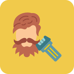 Beard trimming Icon
