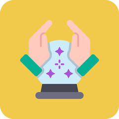 Obraz premium Crystal ball Icon