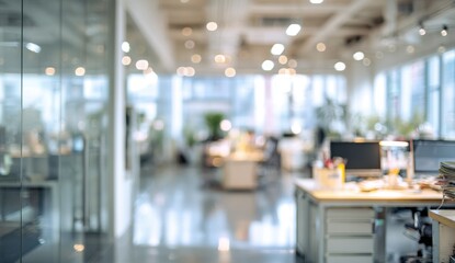 Blurred modern office interior (37)