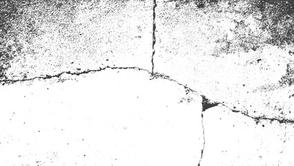 Cracked concrete wall texture background, Grunge cement surface texture overlay, Urban cracked wall grunge design template, Black and white rough cracked wall texture