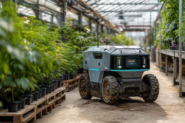 Advanced robotic harvester operates in greenhouse, improving efficiency of plant cultivation and care