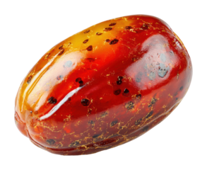 Amber fossil discovery unique ancient artifact nature museum exhibit scientific exploration viewpoint isolated on transparent background