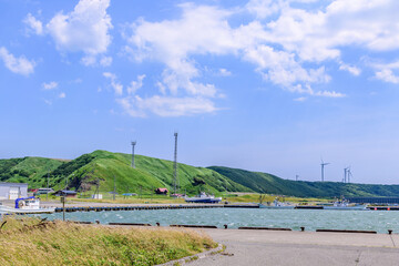 Wakkanai's small village, Bakkai Port and Shrine
