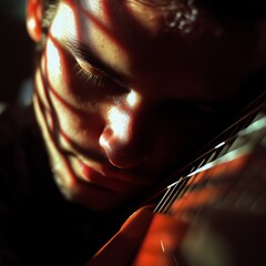 a person playing an instrument