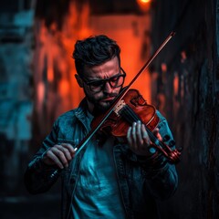 a person playing an instrument