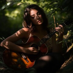 a person playing an instrument